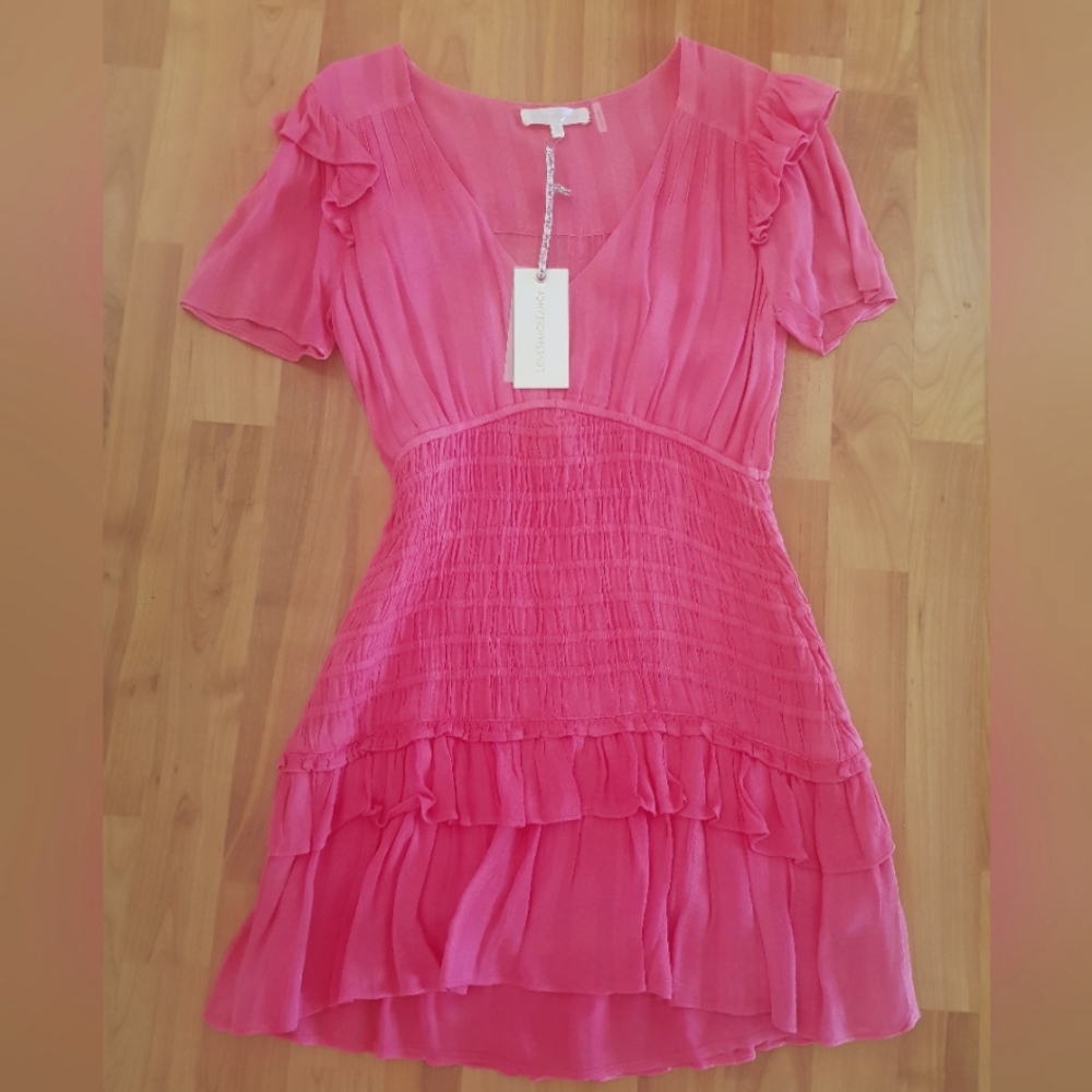 BNWT Loveshackfancy Rena dress Watermelon Ice🍉